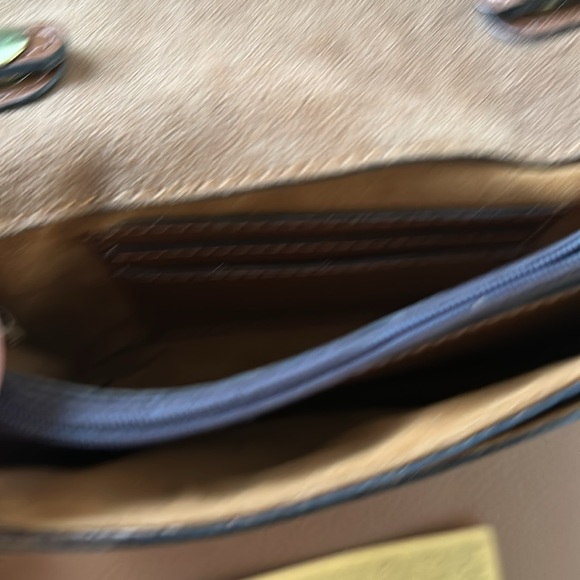 Patricia Nash Leather Crossbody Bag world map print leather - Picture 4 of 5